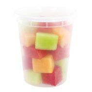 Freshware 24-Pack 32 oz Plastic Food Storage Containers with Airtight Lids - Restaurant Deli Cups, Foodsavers,... N5