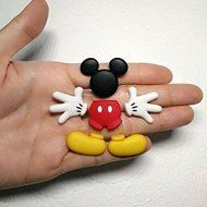 Silicone Molds Mickey Mouse Moulds (20-29mm) Fondant Icing Chocolate Clay Candy N8