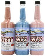 Flufftastic 3 Pack Premium Cotton Candy Sugar Floss by Great Northern, Quart N3