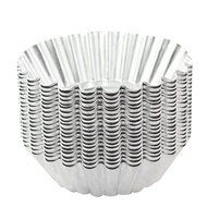 HOVEOX Aluminum Cupcake Egg Tart Cake Cookie Mold Lined Mould Tin Baking Tool ( 20 pcs ) N7