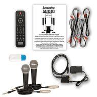 Acoustic Audio AAT1000 Tower 5.1 Speaker System with USB Bluetooth Optical Input and 2 Mics N2