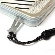 Saver New Love Eiffel Tower Alloy Bookmark Creative Tassel Box N2