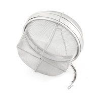uxcell Wire Mesh Twist Locking Sphere Ball Spice Herb Tea Strainer Filter 13cm Dia