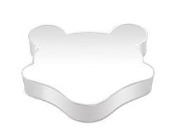 Micky Mouse Shape Cake Tin N3