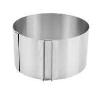 6-12&quot; / 160-300 mm Circle Retractable Adjustable Mousse Ring Cake Pan Ring S/S N2
