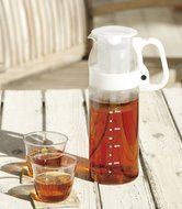 iwaki tea strainer with a handy server 1.3L White KT2933F-W (japan import) N2