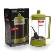 Bodum Brazil French Press Coffee Maker, Lime Green, 8 cup 1 ea