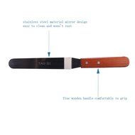 Offset Icing Spatula Set with Wood Handle - Angled Flexible Blade - Professional Cake Decorating Tool 6",8"&amp;10... N11