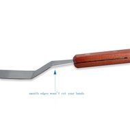 Offset Icing Spatula Set with Wood Handle - Angled Flexible Blade - Professional Cake Decorating Tool 6",8"&amp;10... N12