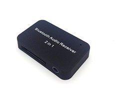 YUMQUA Portable Wireless 2 in 1 Audio Bluetooth Receiver Adapter with 30pin 3.5 mm Stereo Output A2DP for Home... N2