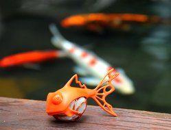 Medelco Dunkfish Tea Infuser, Orange N2