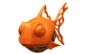 Medelco Dunkfish Tea Infuser, Orange N3