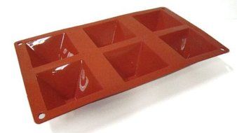 Gastroflex Silicone Nonstick Pyramid Muffin Pan by Gobel