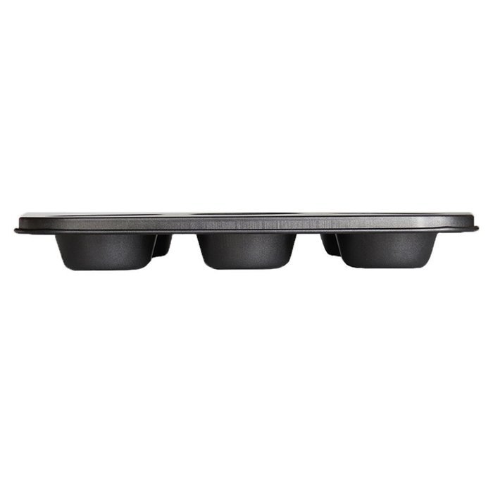 Evelots 6 Cup Non-Stick Metal Regular Muffin & Cupcake Pan, Baking Supplies N2