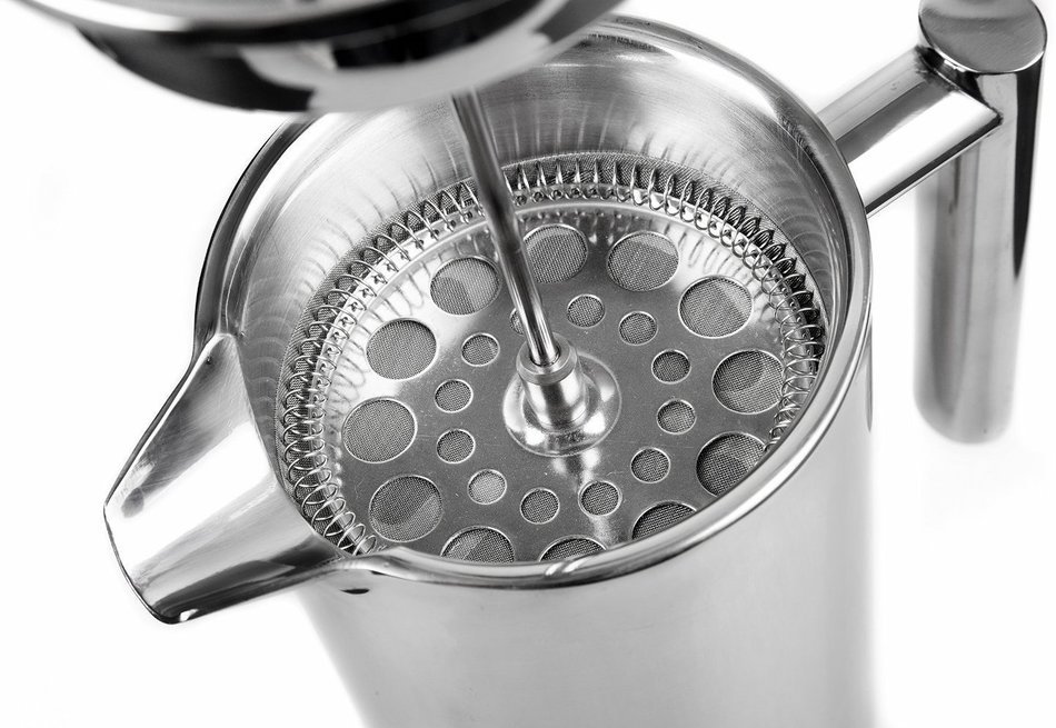 YAMO Premium Coffee French Press - Best Selling Double Wall Stainless Steel French Coffee Press, 1 Liter N2