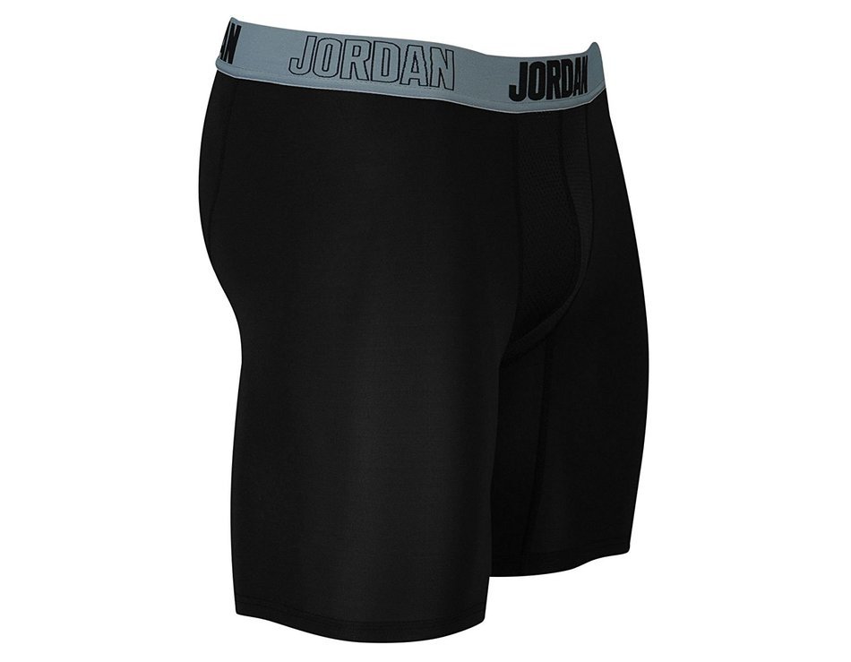 Nike Mens AJ All Season Compression 6" Traning Shorts Cool Grey/Black 642344-091 Size Medium N4