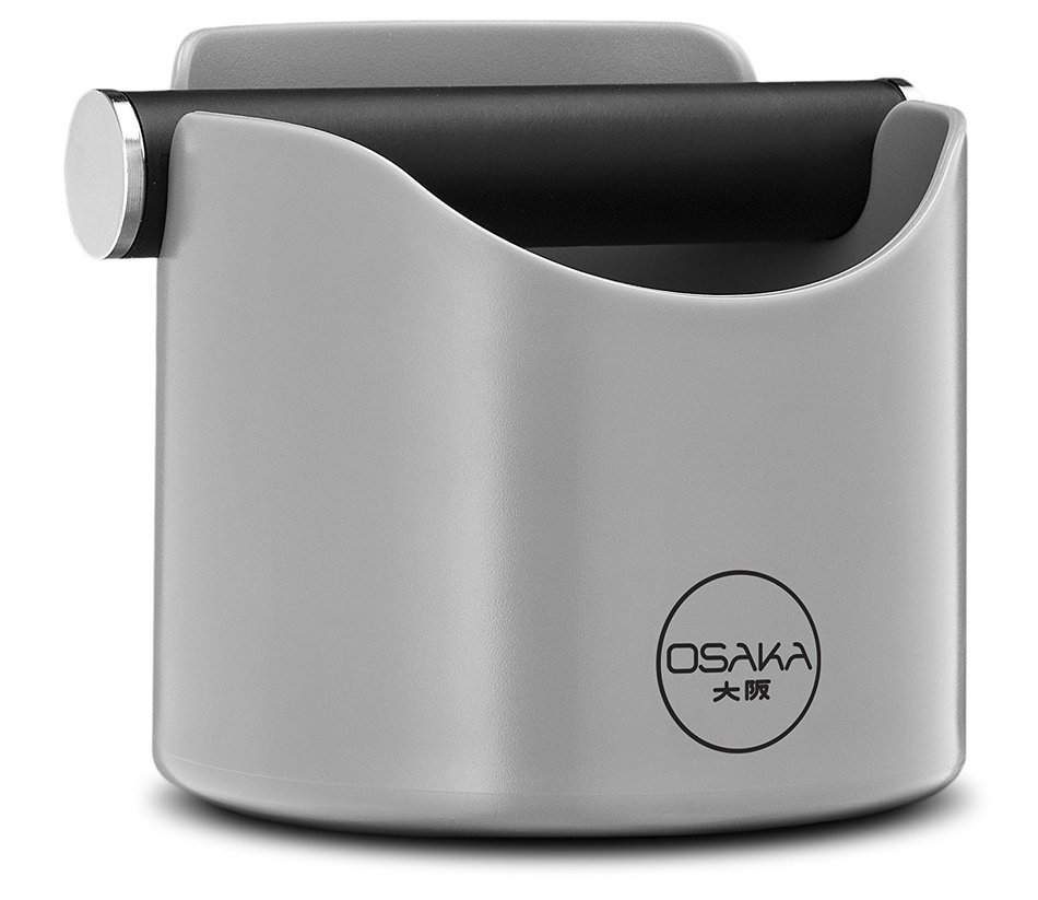 Osaka, Shock-Absorbent Espresso Knock Box - Durable 4.7 Inch Barista Style Knockbox "Kawachi Fuji Garden" (Red) N9