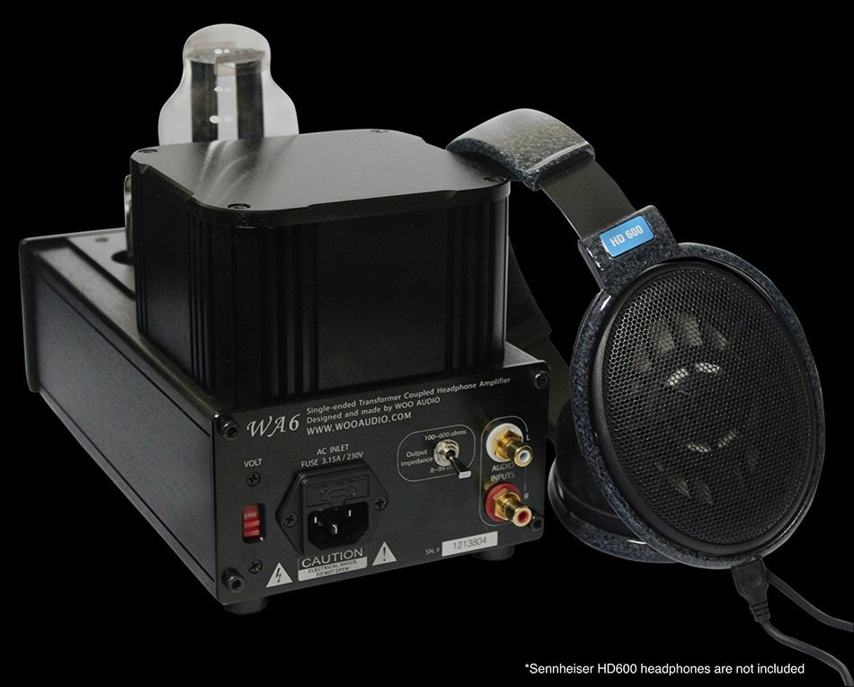 Woo Audio WA6 Vacuum Tube Class-A Headphones Amplifier (Black) N2