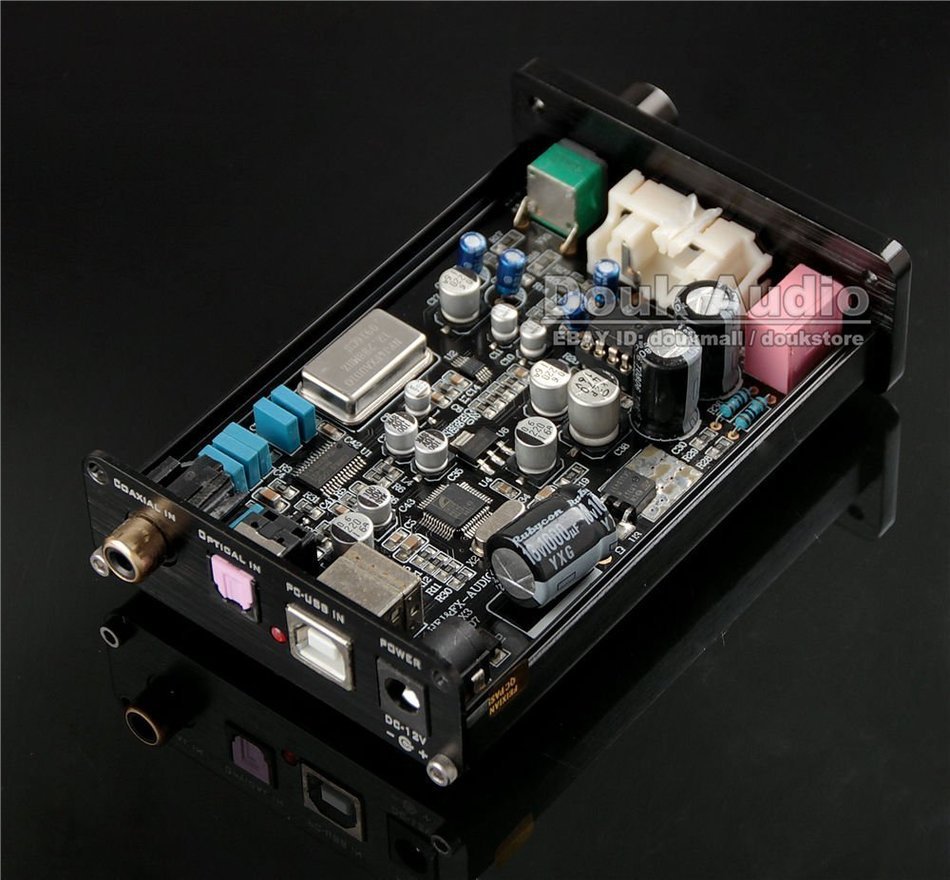 Douk Audio Decoder Optical / Coaxial / USB DAC 24BIT/192KHz HiFi Headphone Amplifier N7
