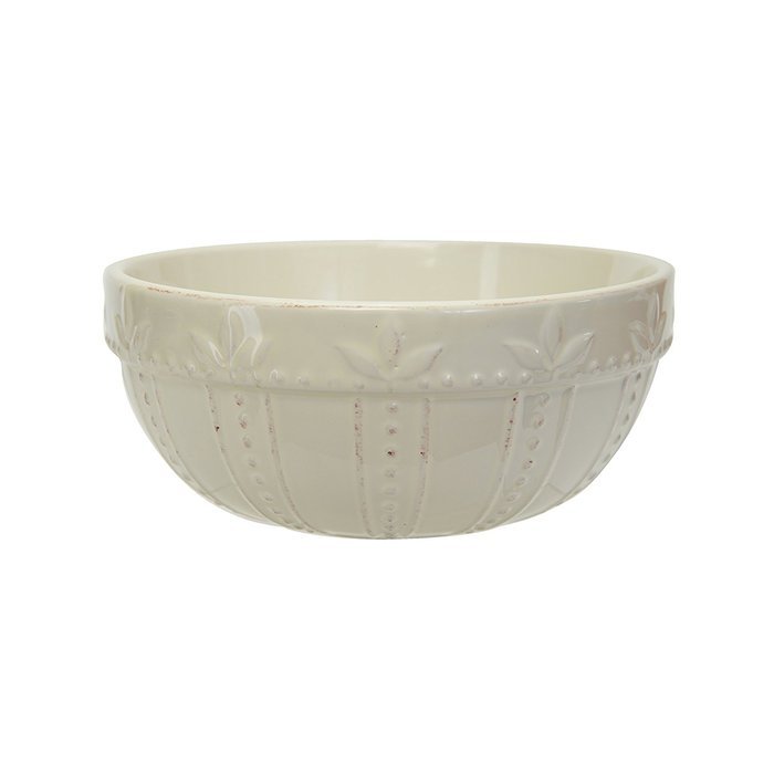 Signature Housewares Sorrento Collection Set of 2 Mixing Bowls 8-Inch and 9-Inch, Light Gray N5