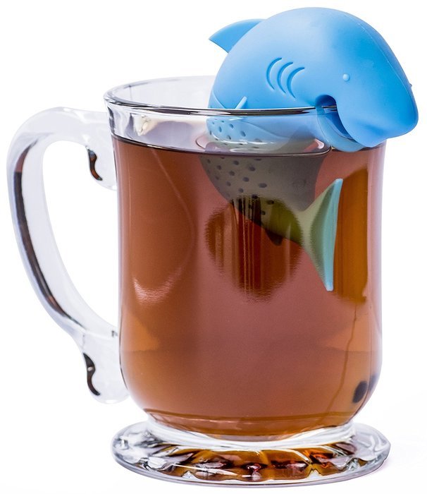 Altarmoss Happy Shark Tea Infuser - 100% Food Grade Silicone Tea Filters for Loose Leaf Tea, Set of 2 (Mr. & Mrs... N3