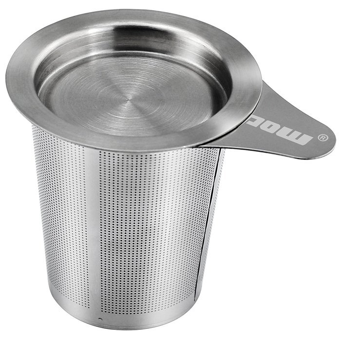 Yoassi Brew-in-mug Teapot Extra Fine Mesh Tea Strainer Infuser Steeper 18/8 Stainless Steel Strainer with Lid... N13