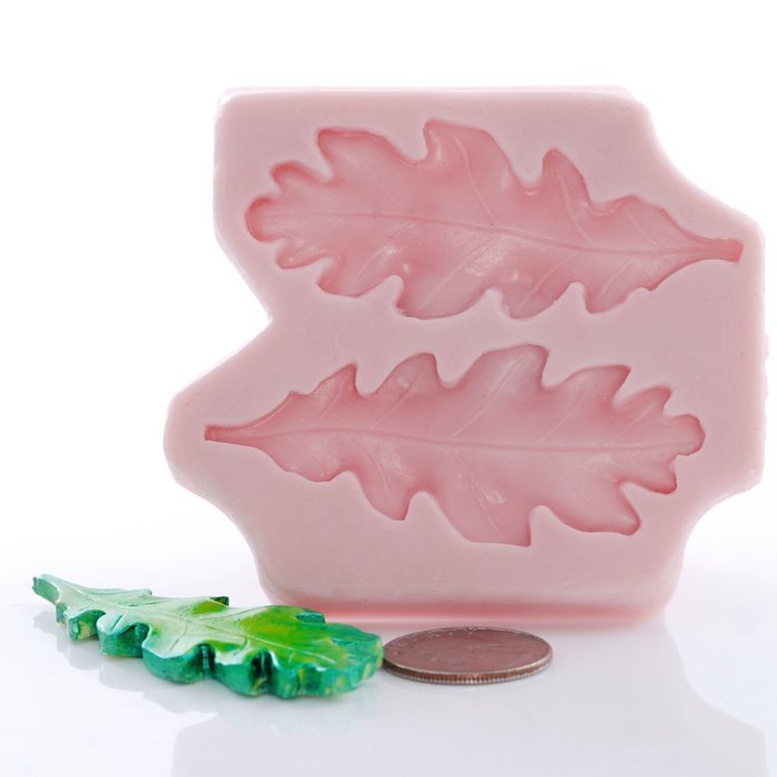 Silicone Oak Leaf Mold, Fondant, Candy, Chocolate, Food Safe, Polymer Clay, Resin Mold, Epoxy and so much more