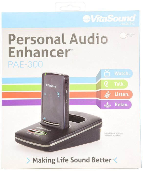 VitaSound PAE-300G, Personal Audio Enhancer Package, Charcoal Grey N3