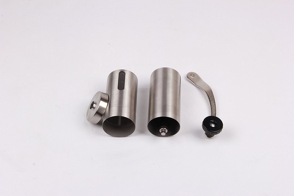 Your House Gadgets Nice Stainless Steel Coffee Grinder - Portable Coffee Mill Grinder With Window, Compact, Traveling... N5