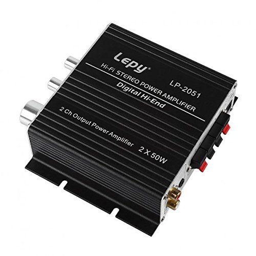 JouerNow LP-2051 250W 2 CH Output Power Audio Amplifier AMP HI-FI Digital Stereo N8