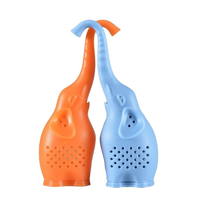 Wilker Silicone Tea Infuser, Creative Elephant Tea Strainer（pack of 2） N3
