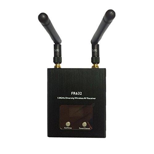 Boscam FR632 Diversity 5.8GHz 32CH Auto Scan LCD A/V Receiver N4