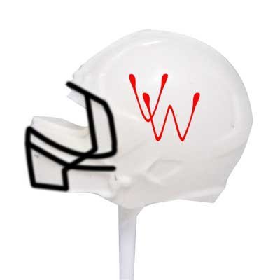 Football Helmet Cake Pop Mold N3