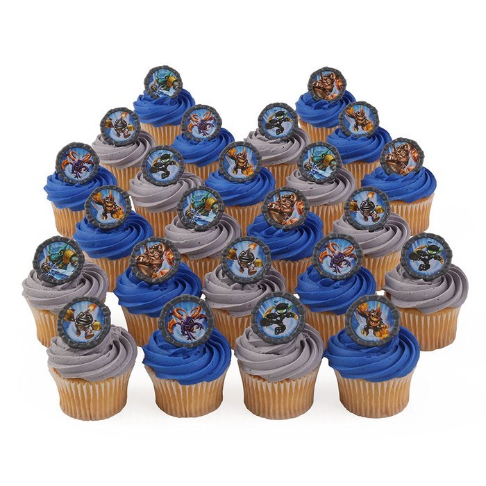 Skylanders Cake Topper Rings 24