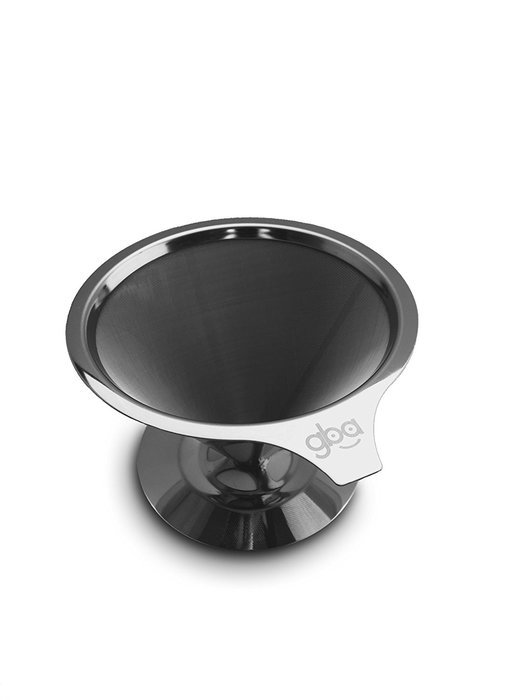 GBA Pour Over Coffee Dripper - Stainless Steel Reusable Pour-Over Coffee Filter N3