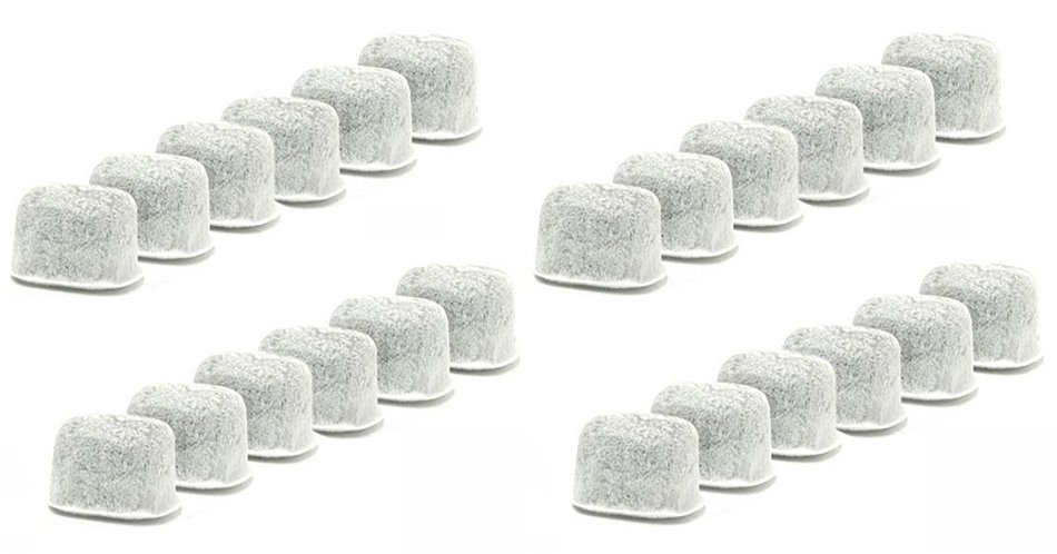 Blendin 24 Pack Charcoal Water Filter, Fits Cuisinart DCC-RWF Coffee Makers