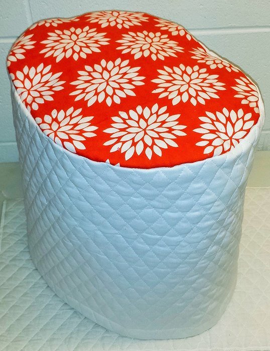 Orange Floral Starburst Keurig Coffee Brewing Systems Cover (B70, K70, K75, K79, All Orange Floral Starburst) N2