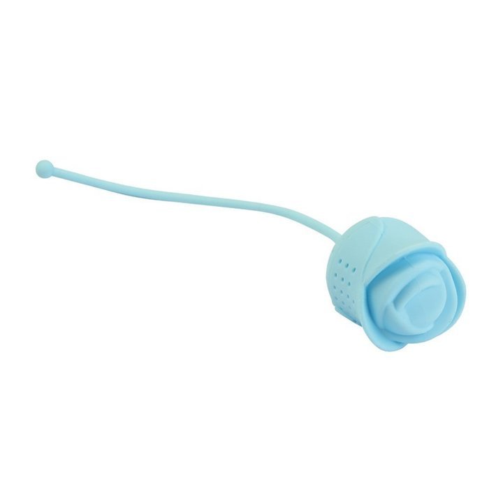 NiceShop16 Silicone Rose Design Tea Leaf Strainer Herbal Spice Infuser Tea Filter (Green) N4