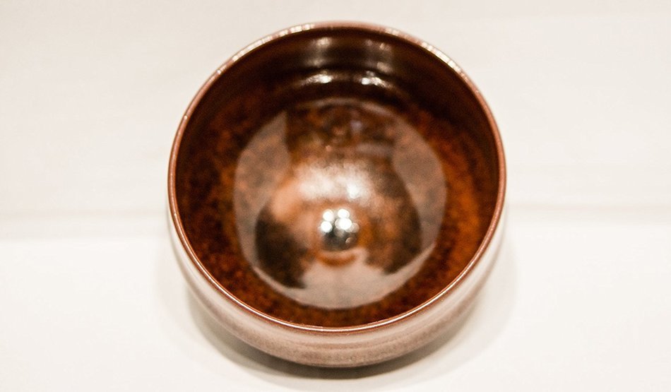 Matcha bowl chawan Hagiyaki brown-red Artist Artwork N6