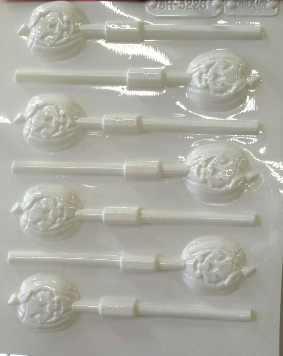 LorAnn Halloween Jack O Lantern Hard Candy Lollipop Mold