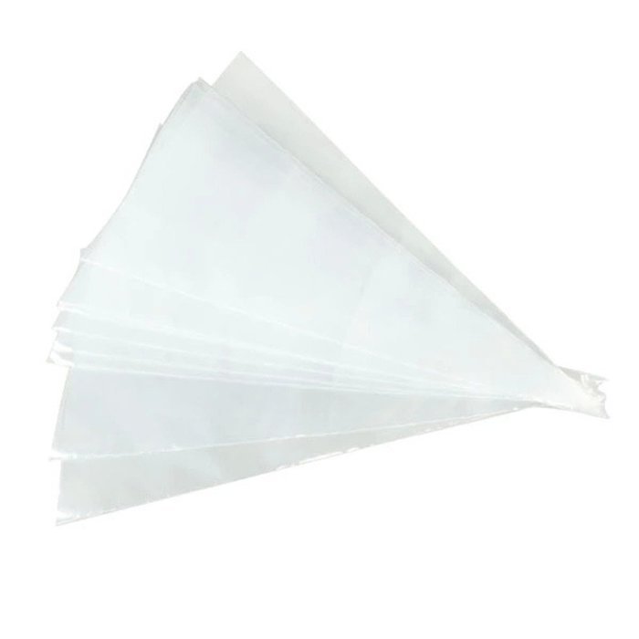 10 Smooth Extra Large See-thru Clear Mess-Free Dual-Chamber for Two-Colors Cream Icing Frosting Filling Plastic... N2