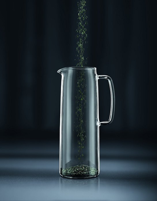 Bodum Biasca Ice Green Tea Jug, 40 oz, Red N4