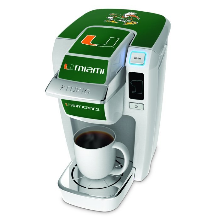 Keurig 114502 University Of Miami Brewer Decal, Green