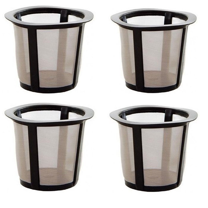 Coffee Makers Parts & Accs K Cup Replacement Reusable Coffee Filter Baskets For Keurig My K-Cup My 4 pack