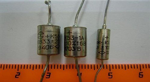 Capacitor niobium K53-1A 20V 10uF USSR 4 pcs