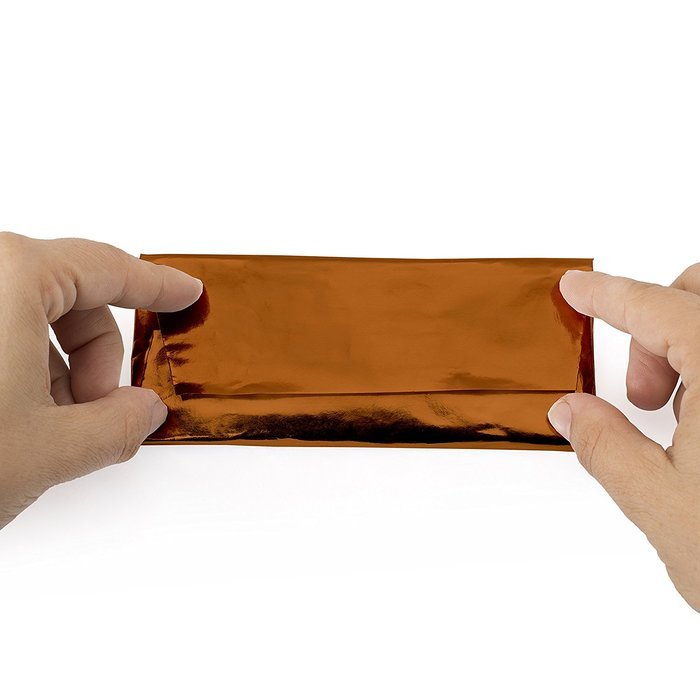 Foil Wrapper (Silver) - Pack of 100 Candy Bar Wrappers with Thick Paper Backing - Folds and Wraps Well - Best... N54