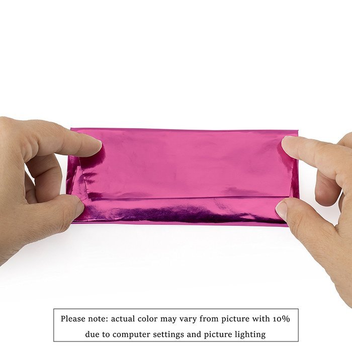 Foil Wrapper (Silver) - Pack of 100 Candy Bar Wrappers with Thick Paper Backing - Folds and Wraps Well - Best... N55