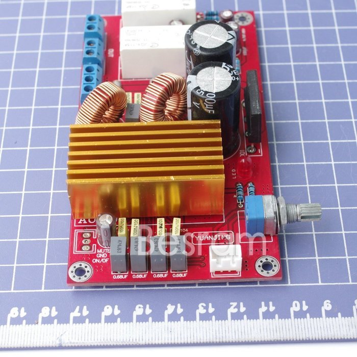 TDA8920 CLASS D relay speaker protection POWER AMPLIFIER 100W X2 Updated version N4