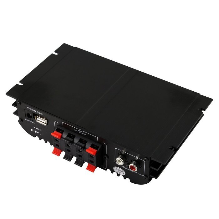Lepy 168HA 2.1CH Channel 2x40W + 1x68W Sub Output Super Bass Audio Digital Hifi Amplifier Color Black (Power Supply... N2