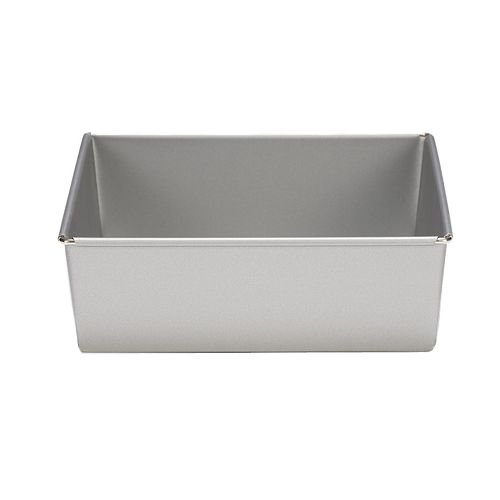 Patisse Nonstick Silver Top Square Cake Pan, Silver Grey